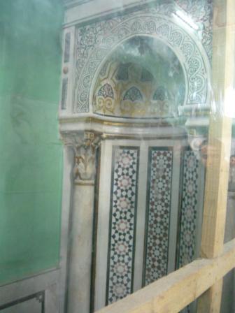 محراب امام سجاد در راس الحسین