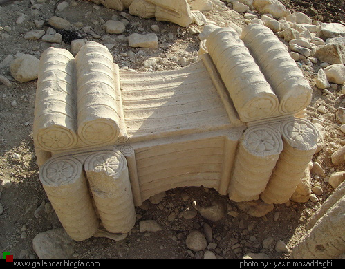تمب بت ، آثار مکشوفه در روستای شلدان (احتمالاً کاخ هخامناشیان بوده است)