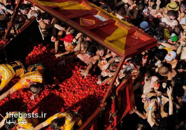 فستیوال پرتاب گوجه فرنگی در اسپانیا