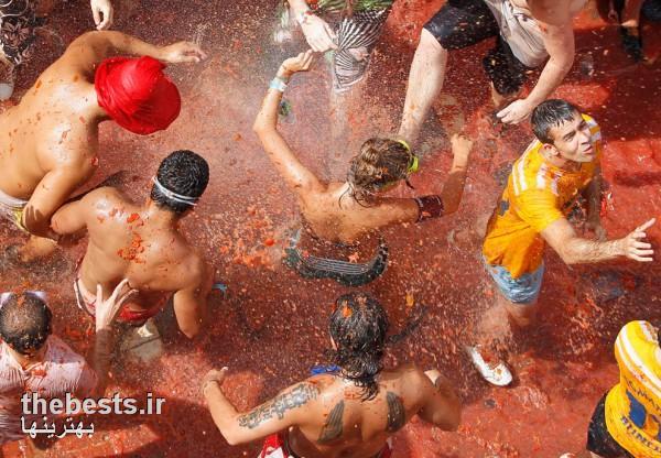 فستیوال پرتاب گوجه فرنگی در اسپانیا
