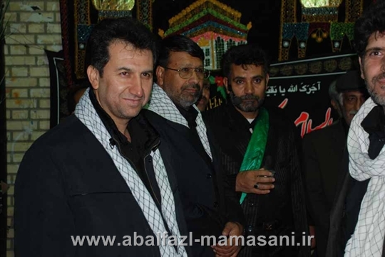 حضور نماینده وفرماندارمحترم در تکیه کاه هیئت