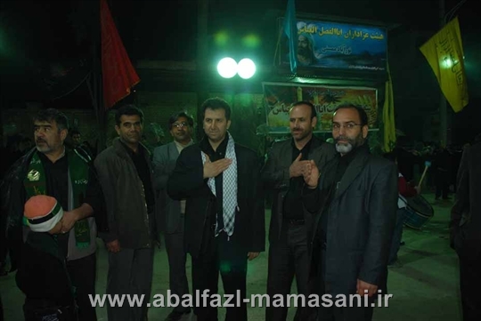 حضور نماینده ومسئولین شهرستان در تکیه گاه هیئت