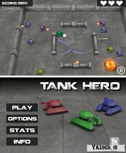 بازی Tank Hero v1.11 برای آندروید tank hero1 yasindl ir بازی Tank Hero v1.11 برای آندروید