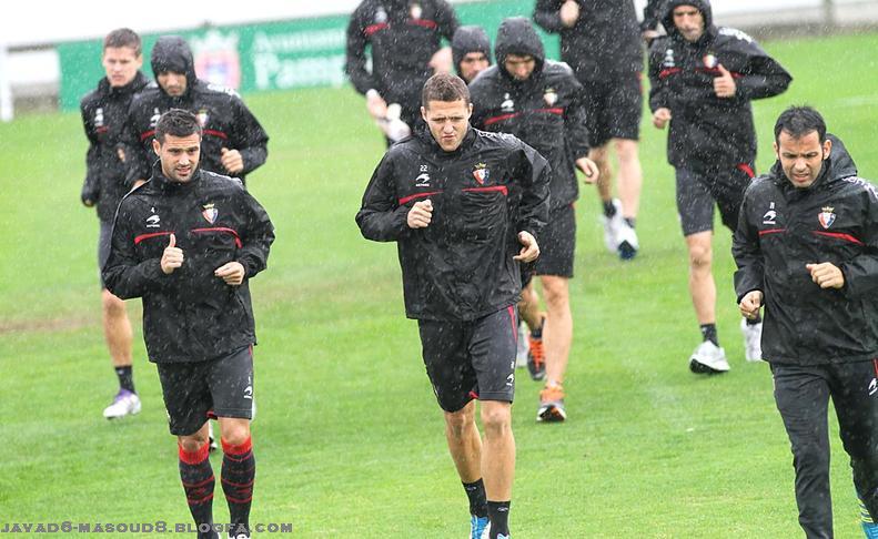 نكونام در تمرينات اوساسونا