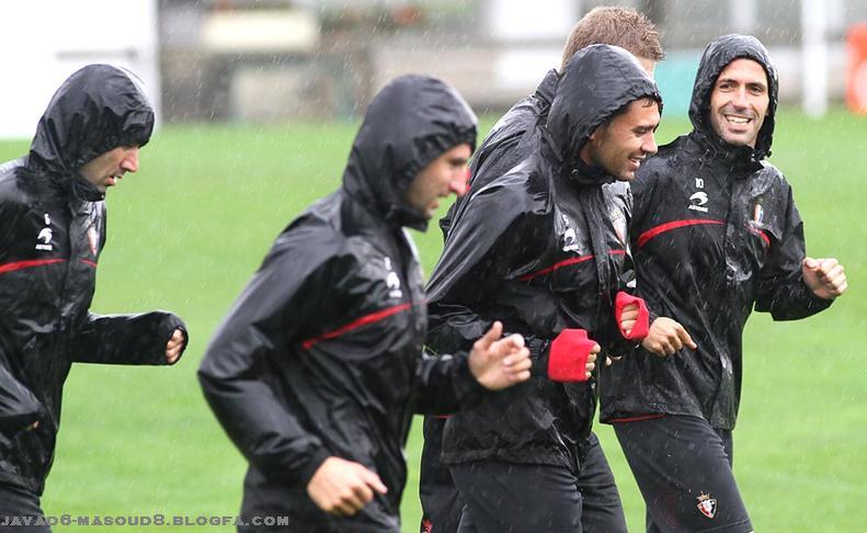 نكونام در تمرينات اوساسونا