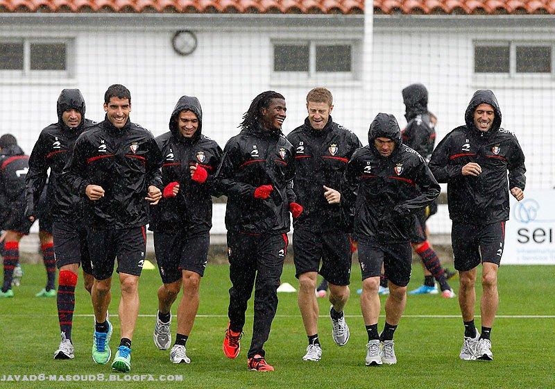 جواد نكونام در تمرينات اوساسونا