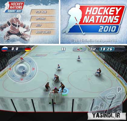 بازی ورزشی گرافیکی Hockey Nations 2010 v1.3 برای آندروید Hockey android yasindl ir بازی ورزشی گرافیکی Hockey Nations 2010 v1.3 برای آندروید