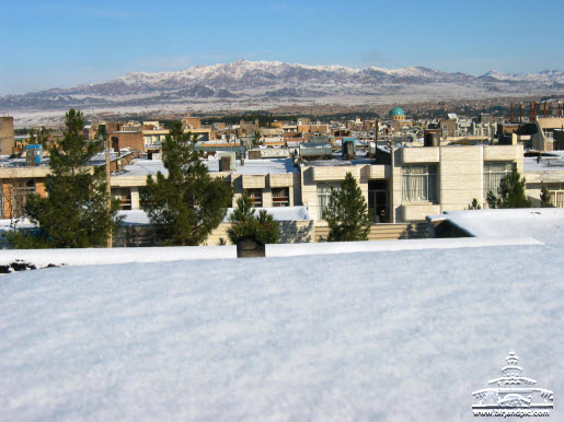 برف زمستان 86 بیرجند