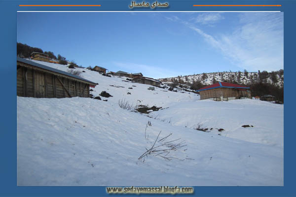 برف پاییزی ییلاق ماسال