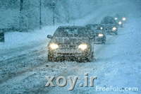 رانندگی در برف xoy.ir وبلاگ خبری خوی