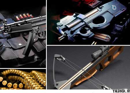 Weapons Wallpapers yasindl ir مجموعه ۵۰ کاغذ دیواری بسیار زیبا با عنوان Weapons Wallpapers