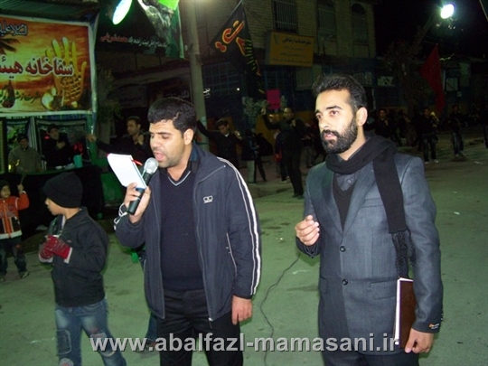 مداحان هیئت سامان دهقان و فرید اکبری