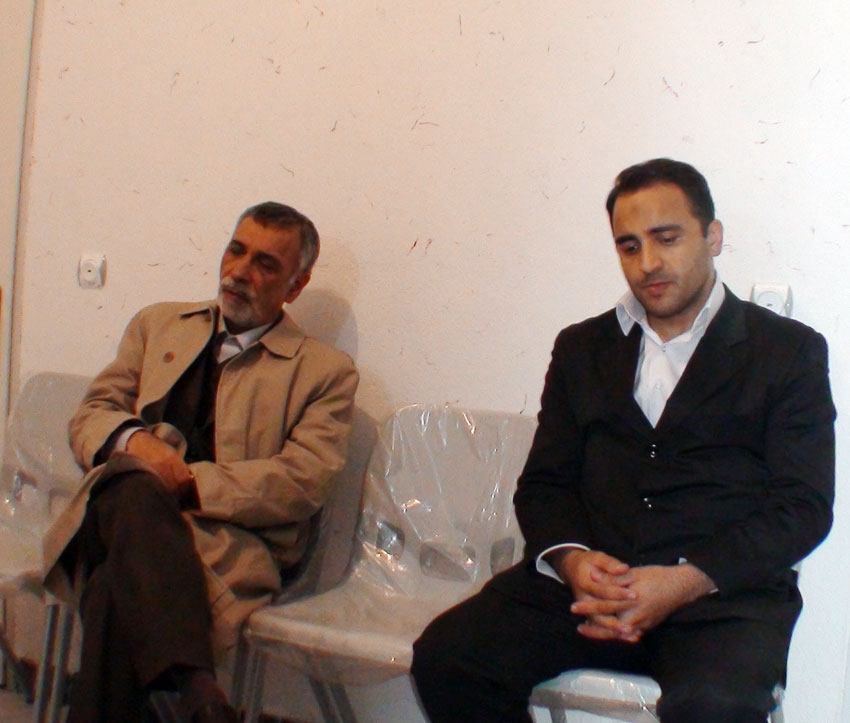 مهندس وحیدکاظم زاده در کنار دکتر حسین مهرپور    