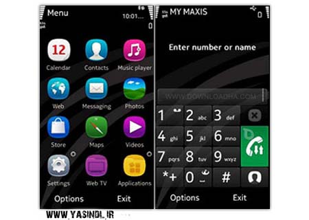 Next Transparent yasindl ir تم جدید و بسیار زیبای Next Transparent – نوکیا Symbian^3