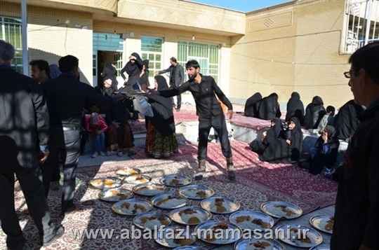 نذری ظهر عاشورا منزل حاج عباس خسروی