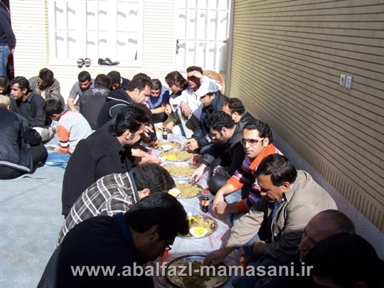 سفره نذری ظهر اربعین