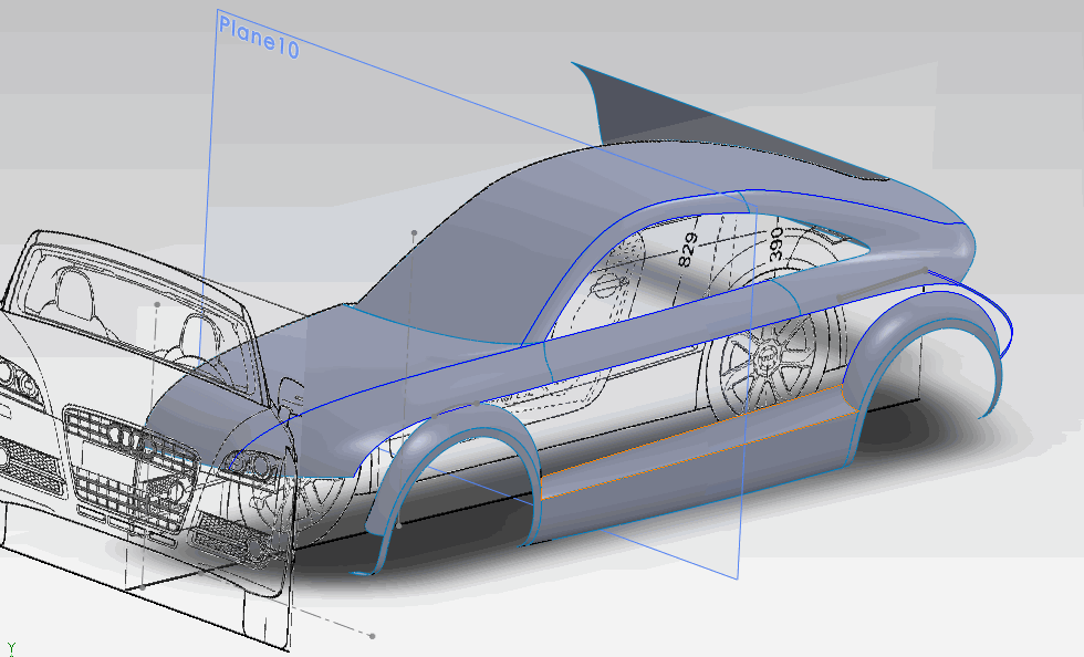 طراحی خودرو در solidworks