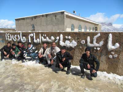 برف در روستاهای مرودشت