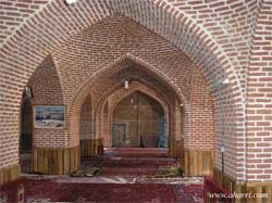 نمای داخلی مسجد جامع اهر
