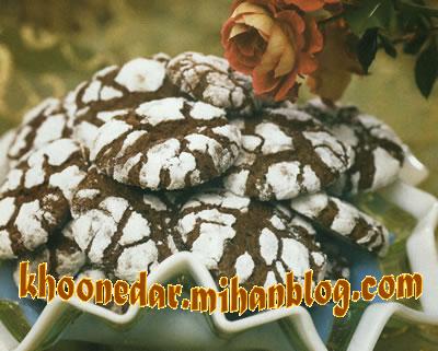 بیسكویت گردو و شكلات