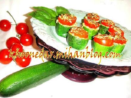 کدو پنیر لقمه ای