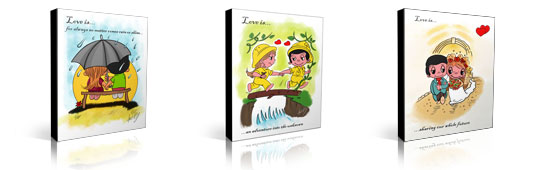 تابلوهای خاطره انگیز love is