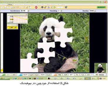 استفاده از جورچین در بیوفیدبک