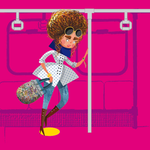 تیپ های جالب زنان و دختران در مترو - siti.rzb.ir