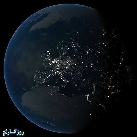 عکس های زیبا و دیدنی از کره زمین در شب