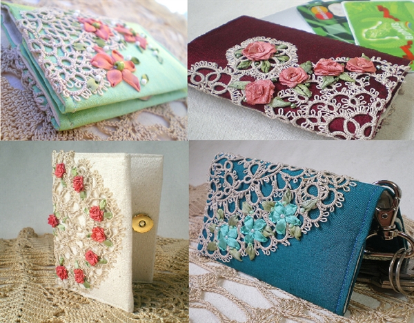 قلاب بافی و روبان روی کیف