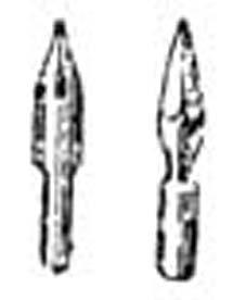 اختراع انواع قلم های فرانسوی سر چاک دار به تقلید از قلم نی عرب