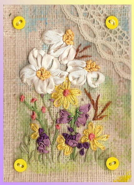 دوخت تزیینی روی بافتنی