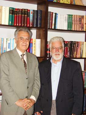 مهندس محمد باقر باقری محمدی‌پور در محضر استاد دکتر حسین محمدزاده صدیق دوزگون