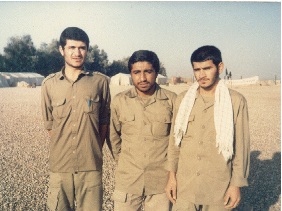 شهیدان رحمت الله مواساتی و ابوالقاسم دهدارپور و برادر رزمنده حاج حمدالله مواساتی