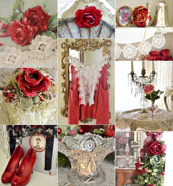 گل های قرمز