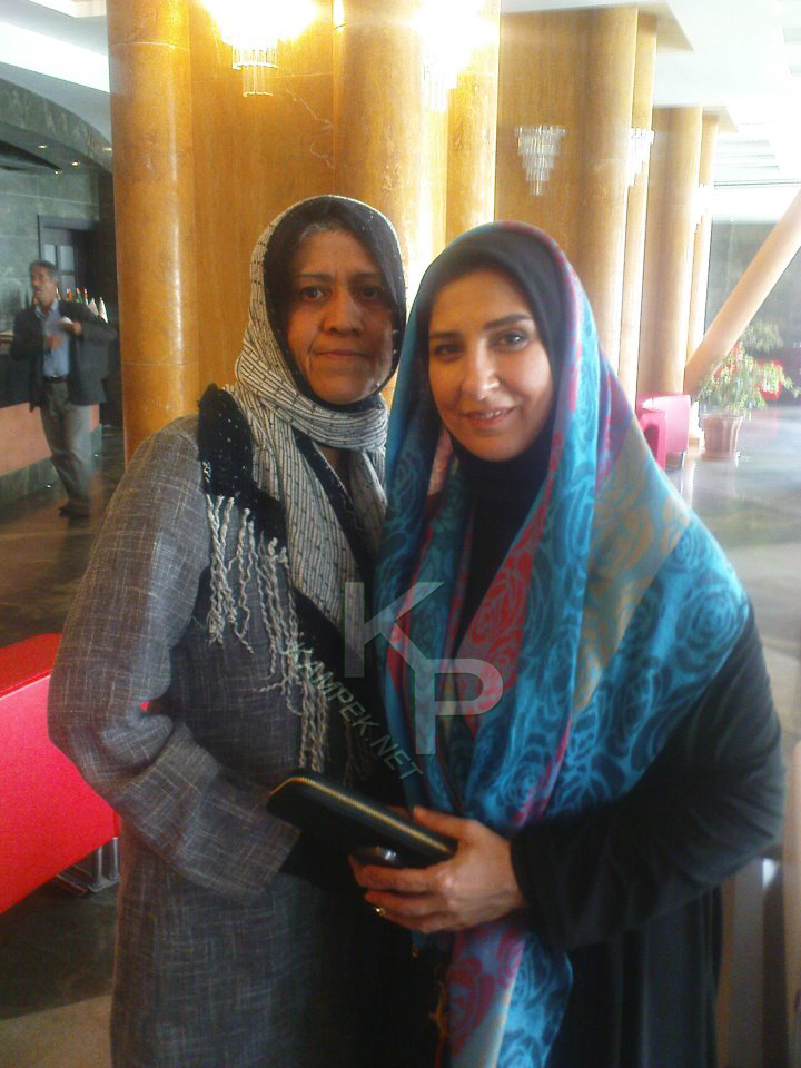 عکس های مرجانه گلچین در پشت صحنه برنامه خوشا شیراز