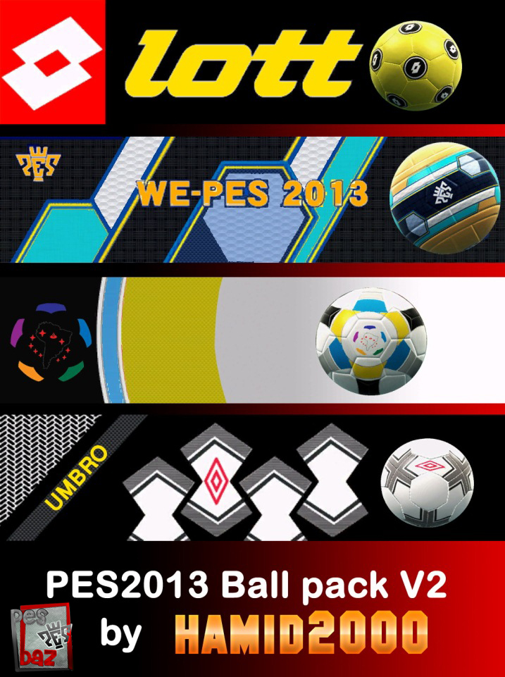 PES 2013 - Bolas/Balls 