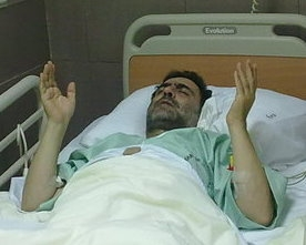 تاجزاده در بیمارستان