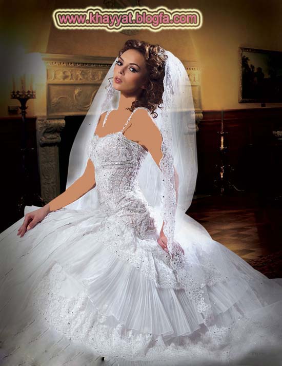  گالری عکس مدل لباس عروس شیک گل بانو