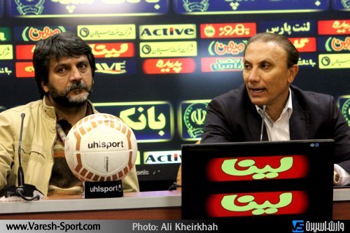 حمید درخشان - کنفرانس بازی پرسپولیس . داماش