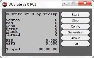 DUBrute v2.0 RC3: برنامه ای برای کرک کردن وی پی ...