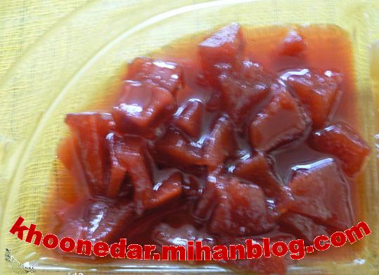 مربای سیب خوشرنگ