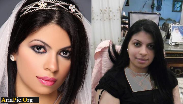 عکس های جالب قبل و بعد از آرایش عروس خانم ها 