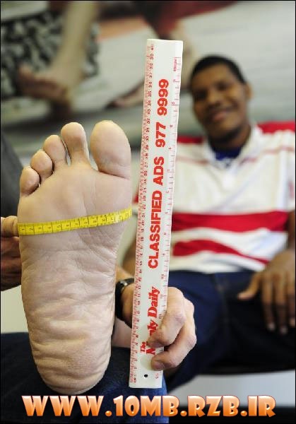 کفشی برای بزرگ‌ ترین پای دنیا!