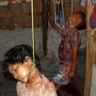 کشتار کودکان مسلمان برمه به دست بودائیان