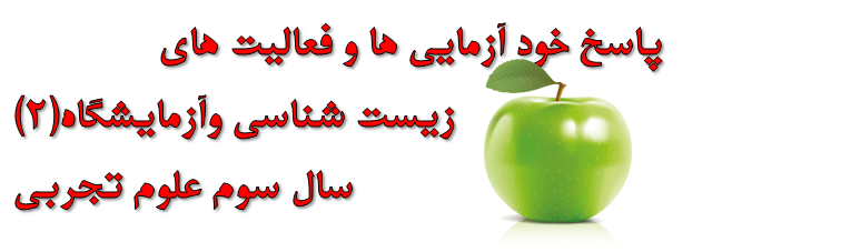 پاسخ خود آزمایی و فعالیت ---سال سوم
