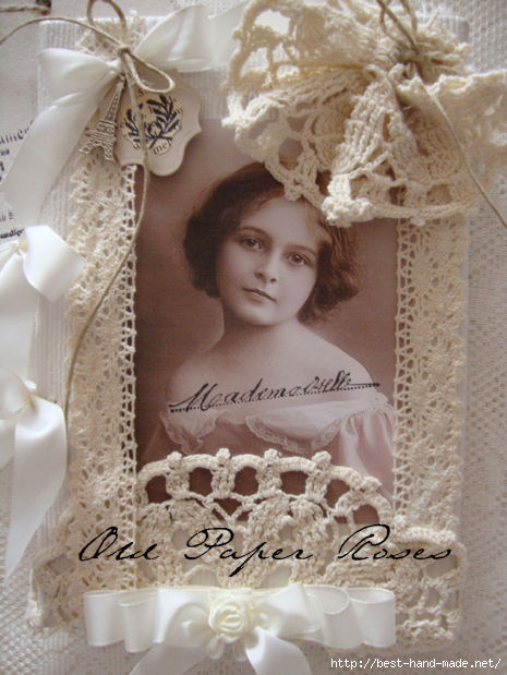 قاب تزیین شده با تور