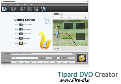 Tipard ساخت فیلم Dvd توسط Tipard DVD Creator 3.1.30 