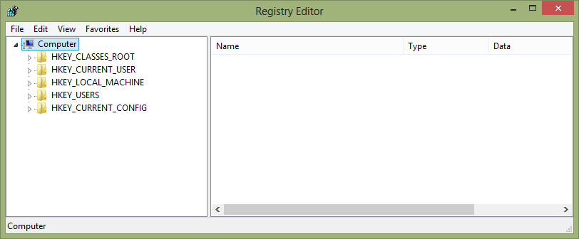 Registry Editor