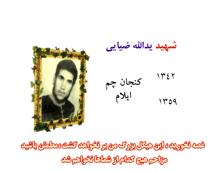 شهیدمفقوالأثریدالله ضیایی